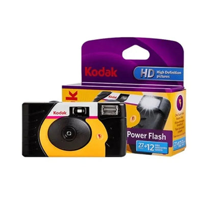 Disposable Single-Use 35mm Film Camera with Flash — 27 or 39 Exposures, ISO 800