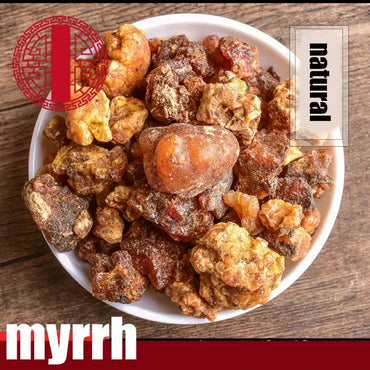 Natural Myrrh Resin Incense - 10–50g (0.35–1.76 oz) Raw Resin for DIY Fragrant Powder and Frankincense Blends