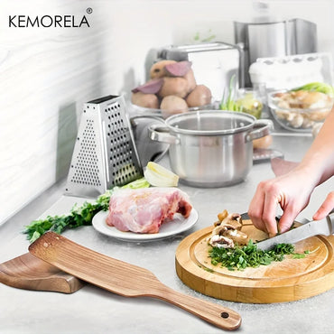 KEMORELA 1PCS Wooden Holder Spoon Utensil Kitchen Wooden Spoon Holder Cooking Spatula Utensil Holder Clips Wooden