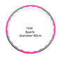 Adjustable 7/8/9-Section Detachable Hula Hoop – Pilates Yoga Waist Slimming Massage Fitness Hoop (68/80/88 cm | 26.8/31.5/34.6 in)