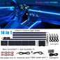 Universal 18-in-1 RGB Car Ambient Light – Interior Neon Strip Kit