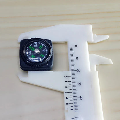 Mini Button Compass for Watch Strap – Portable Survival Navigation for Hiking & Camping (5 or 10-Pack)