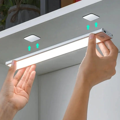 Rechargeable Motion Sensor LED Night Light Rectangle 50cm (19.7 in) Emergency Light