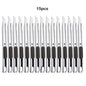 15-Pack Retractable Utility Knife Set — 9mm (0.35 in) Stainless Steel Hobby Box Cutters