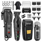 Rechargeable Cordless Electric Hair Clippers & Beard Trimmer Kit for Men – Professional Hair and Body Groomer