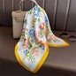 Luxury Satin Silk Square Scarf – Shawl, Hijab & Fashion Wrap 2023
