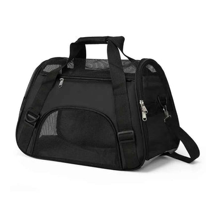 Portable Cat & Dog Carrier Bag – Foldable Breathable Travel Handbag