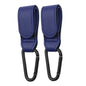 PU Leather 360° Rotating Stroller Hook - Baby Bag Pram Organizer (1 or 2-Pack)