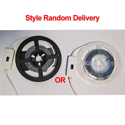 1M (3.3ft) USB LED Motion Sensor Night Light Strip – Warm White Dimmable Hand-Sweep TV Backlight & Kitchen Closet