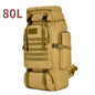 Tactical Mountaineering Backpack 80L / 100L (≈21 / 26 US gal) – Large Hiking, Camping & Travel Rucksack with Molle, Oxford Polyester