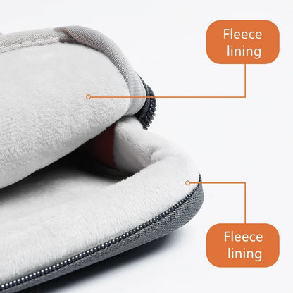 Multi-Pocket Shockproof Laptop Sleeve with Handle 13–16 Inch