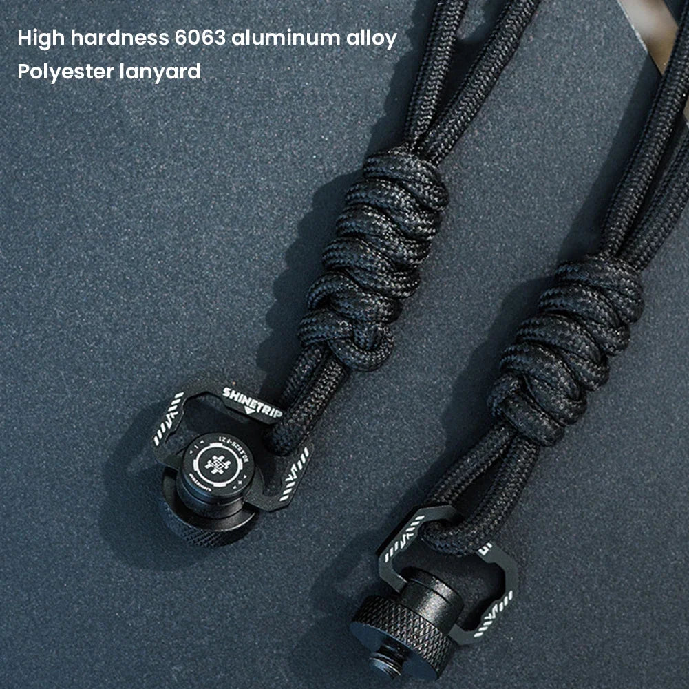 Light Stand 1/4 Thread Camping Light Holder with Lanyard Portable Light Hanger Multifunctional for Light Camera Speaker