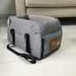 Portable Car Dog Seat Bed for Small Dogs & Cats - Travel Pet Carrier, Waterproof & Removable