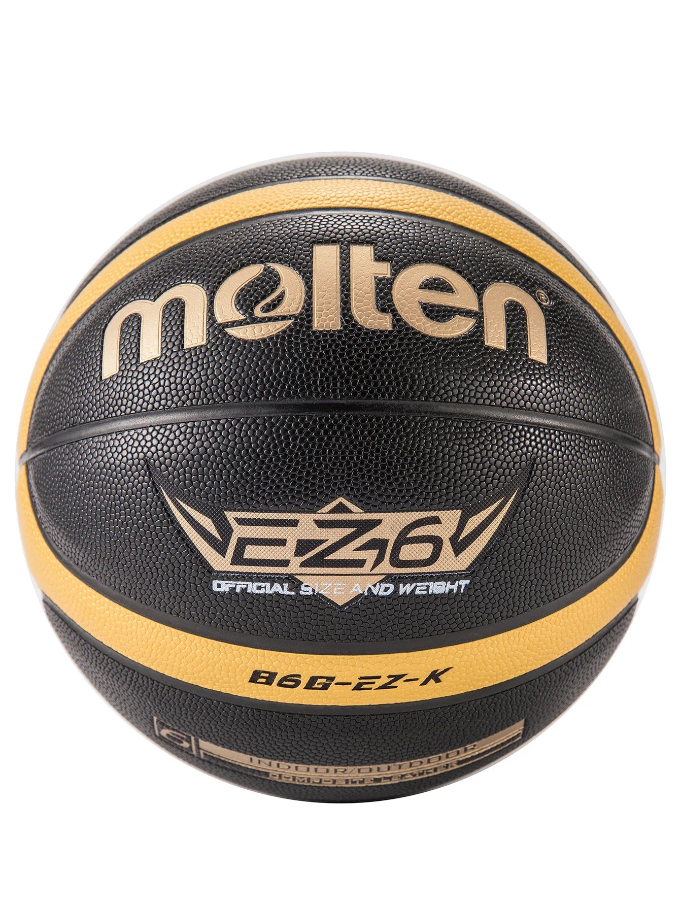 Official PU Basketball — Indoor/Outdoor Training, Sizes 5/6/7