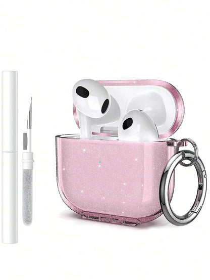 Silicone Protective Case for Wireless Earbuds Pro Series with Cleaning Kit - Compatible with Multiple Earphone Generations