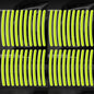 Car Wheel Hub Reflective Stripes - Safety Tire Warning Stickers for Night Driving
