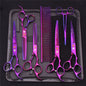 7-Inch (19.5 cm) Stainless Steel Pet Grooming Scissors Kit – Straight, Thinning, Chunker & Curved Shears