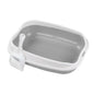 Semi-Enclosed Cat Litter Box – Splash-Proof Anti-Scatter Kitty Toilet, Large (42 x 29 x 12 cm | 16.5 x 11.4 x 4.7 in)