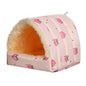 Hanging Cotton Nest Bed for Small Pets - Warm Flannel Hamster & Guinea Pig House (S/M/L/XL; 3.15–7.87 in / 8–20 cm)