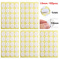Pure Cotton Candle Wicks 100-Pack with Metal Wick Brackets & Silicone Punch Awl DIY Candle Making Kit