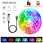 USB RGB LED Strip Lights (1–30m / 3.3–98.4 ft) — App & Remote Control, Flexible 5V SMD5050 Ribbon for Bedroom, Living Room & TV Backlight