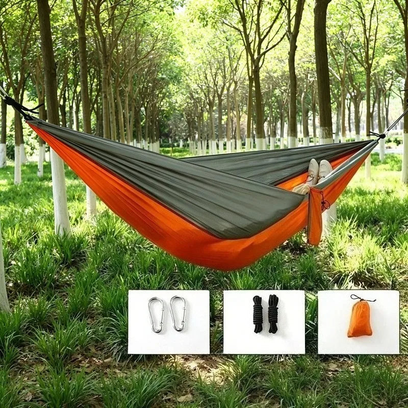 Camping Hammock Lightweight, Portable Hammocks Parachute Hammock with