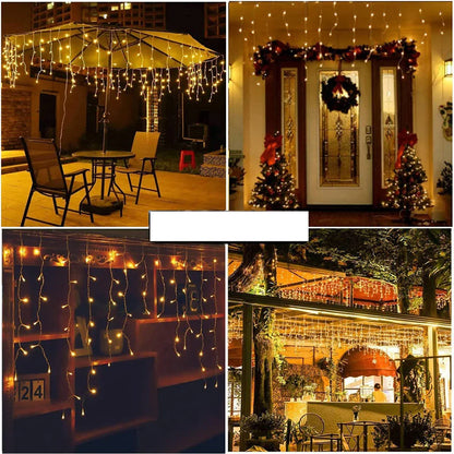 Waterproof LED String Lights 3.5–25m (11.5–82 ft) | Warm White / Cold White / Multicolor | 8 Modes IP65 EU Plug