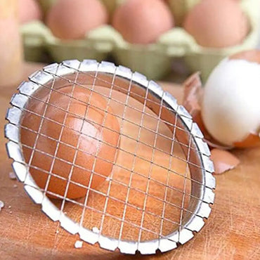 Egg Slicer & Masher Hand Press – Steel Wire Vegetable, Cheese & Fruit Cutter (3.5 in / 8.9 cm)