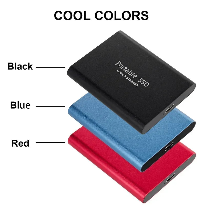 External Hard Drive High Speed Hard Disk 256TB USB3.1 Portable 128TB for Pc/Laptop/Mac/Phone Solid State Disk