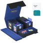 3-in-1 Deck Box Card Storage - Fits 200+ Single-Sleeved Cards, 4 Dividers & 2 Toploaders for MTG TCG CCG