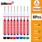 20mm Long-Head Deep Hole Marker Pens - Waterproof Fast-Dry Oil Markers for Wood, Metal & Glass (Red/Black/Blue/Green)