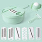 Manual Vegetable Chopper & Grater – Handheld Salad Shredder for Carrots and Potatoes – Eco-Friendly (Pink, Green, Blue)