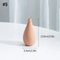 Ceramic Decorative Vase for Dried Flowers & Hydroponic Plants, Modern Table Ornament for Living Room Bedroom Office