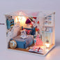 Creative DIY Wooden Model House Kit - Handcrafted Miniature Cottage, Perfect Christmas & Black Friday Gift Idea