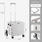 Multifunctional Folding Camping Trolley - Large Capacity Portable Outdoor Storage Cart