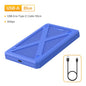 2.5-Inch SATA SSD/HDD Enclosure USB-C USB 3.1 6Gbps Fits 7–9mm (0.28–0.35 in) Drives