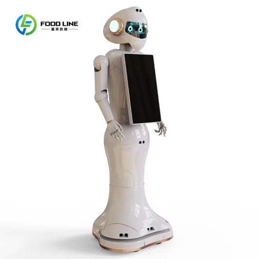 Intelligent AI Reception Robots New Big-Screen Commercial Business Robot Welcomes You with a Humanoid Service