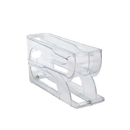 Automatic Egg Roller Rack for Refrigerator – 3- or 4-Layer Space-Saving Egg Organizer (Holds 20/30 Eggs)