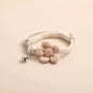 Adjustable Flower Cat Collar with Bell – Cute Breakaway Pet Collar for Kittens & Small Dogs