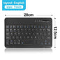 Bluetooth Compact 59-Key Wireless Keyboard for iPad Air/Pro/Mini & Tablets – Rechargeable, Micro USB, 7–13 Inch (17.8–33 cm) Compatible