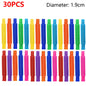 10-30PCS Colorful Telescopic Tubes Fidget Toys Plastic Sensory Pop Tubes Stress Relief Toys Adults Decompression Kids Toys Gifts