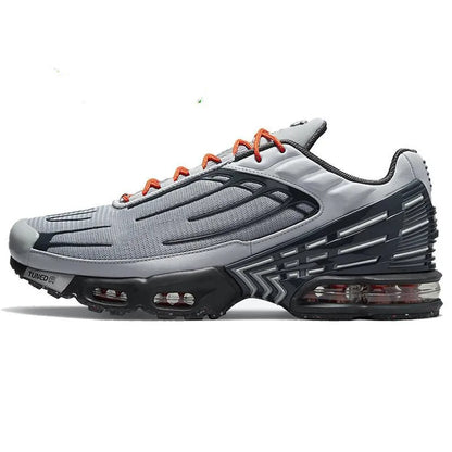Silver Black Breathable Outdoor Running Sneakers – Comfortable Unisex Athletic Shoes (EU 36–46)