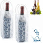 Portable Gel Wine Cooler Bag - Insulated Silicone Bottle and Can Chiller for Wine, Champagne & Beer