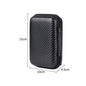 Portable EVA Zipper Pouch Cable Organizer for Chargers Power Banks & External Hard Drives - Single or 2-Pack