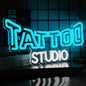 Tattoo Studio Neon Sign Blue White Glow Professional Led Light for Tattoo Shop Bar Club Home Wall Decor Custom Business Sign Art