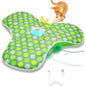 Interactive Hide and Seek Cat Toy – Motion-Activated Squeaky Mouse with Concealed Feather Wand, USB Rechargeable
