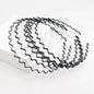 3/6-Pack Anti-Slip Hair Hoops Headbands Korean Style Invisible Sports Hair Clips for Women & Men