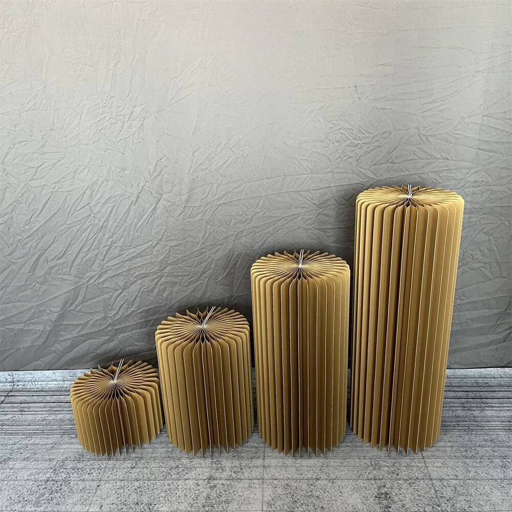 Paper Flower Cylinder Wedding & Dessert Table Decor