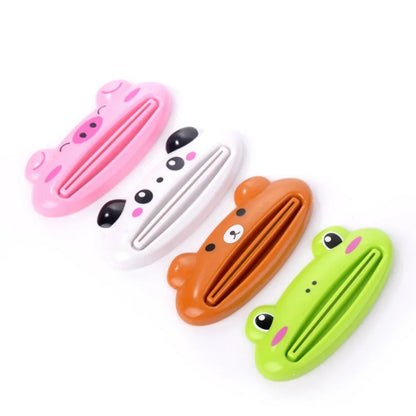 Animal Toothpaste Squeezer Tube Roller – Cute Cartoon Toothpaste Dispenser for Bathroom