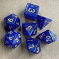 7-Piece Acrylic Polyhedral Dice Set for DnD & Tabletop RPG — d4 d6 d8 d10 d10 d12 d20